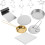 3Sets Easy-Use Stainless Steel Cookie Cutter Mold for Home Baking 1