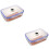 2Pcs Cigar Humidor Storage Box Portable Plastic Case 5