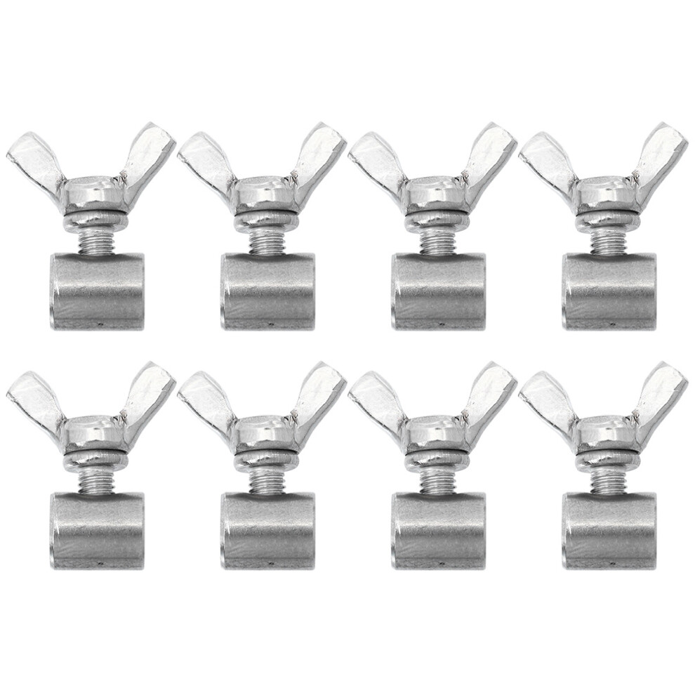 Worgeous 8 Pcs Rope Clamp Wire Butterfly Buckle Cable Accessories 3352387424298