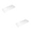 2Pièces Coque Clavier Transparente Accessoire Protège 10