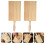 2 Pcs Boards Wooden Pasta Gnocchi Tools Khaki 4