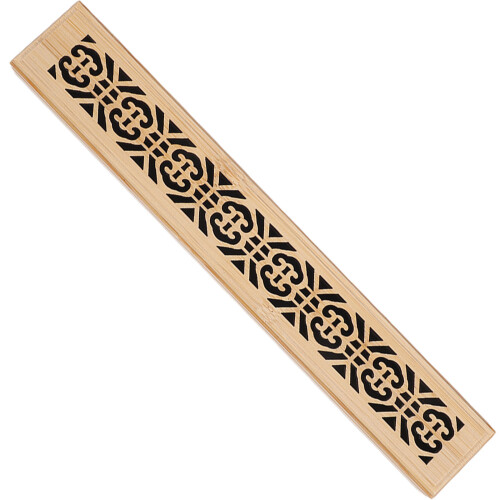 5Pcs Bamboo Incense Holder Stick Burner Box Set 1