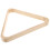 Wooden 9-Ball Triangle Rack For Pool Table Light Yellow 8