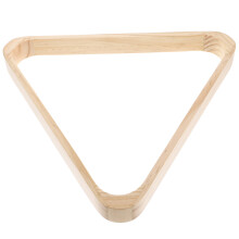 Wooden 9-Ball Triangle Rack For Pool Table Light Yellow