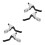 2Paires Leviers Aluminium Compatibles 10