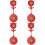 4 Sets Rotate Shooting Target Board For Outdoor Dart Practice 7