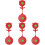 4 Sets Rotate Shooting Target Board For Outdoor Dart Practice 4