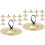 20 Pcs Belly Dancing Finger Cymbals Percussion Instrument 6