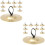 20 Pcs Belly Dancing Finger Cymbals Percussion Instrument 8