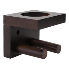1Pc Wooden Baseball Bat Holder Vertical Bracket Home Rack
