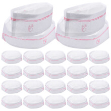 40Pcs Disposable Chef Hats For Bakery Cooking Uniform Caps
