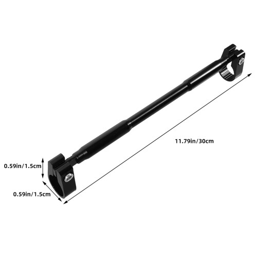 2Pcs Motorcycle Handlebar Balance Bar Aluminum Adjustable Extender 2