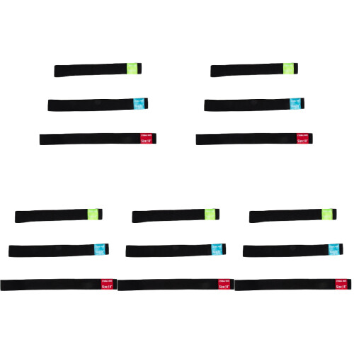 15 Pcs Polyester Cymbal Silencer Tape Practice Pad Mute Belts 1