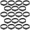 100Pcs Elastic Fire Extinguisher Straps Black Durable Universal Mount 3