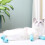 4Pcs Cat Anti-Scratch Non-Skid Paw Covers Blue 10
