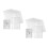 20 Pcs Clear Waterproof Reusable 16K Book Cover Protector Sleeves 8