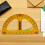 3Pcs Multi-Function Semi-Circle Protractor Geometry Tool 5