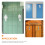 1Paire Plaques Signal Toilettes Argentées Usage Porte 9