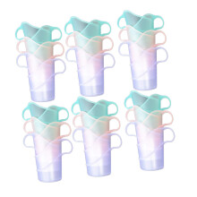 24Pcs Disposable Paper Cup Holder Insulated Heat-Resistant Stand