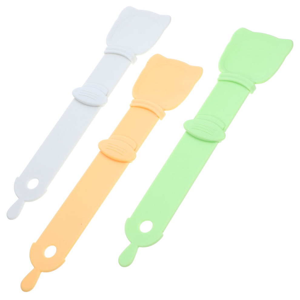 3Pcs Cat Strip Squeeze Spoon For Liquid Treats Feeding Tool