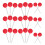 100Pcs Push Round Ball Head Map Tacks With Stainless Point Red 11