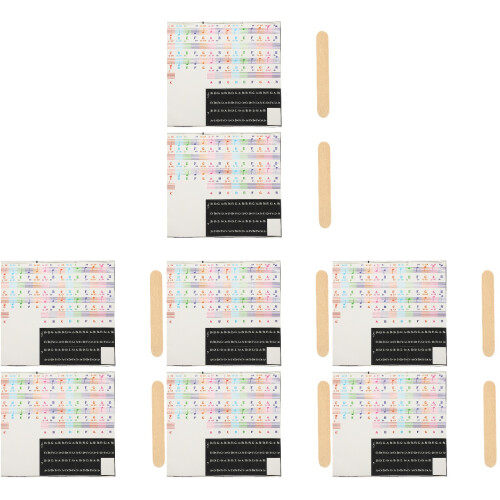 4 Sets Beginner Piano Keyboard Stickers 1