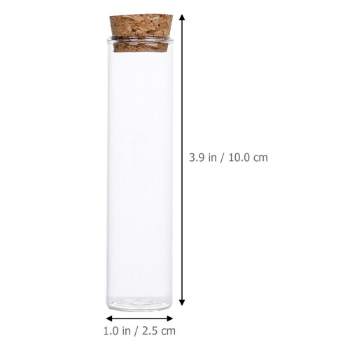 24 Unidades Frascos De 50 Ml Com Rolha Para Amostras 1