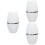 3Pcs Oil Absorbing Volcanic Face Roller Stick Mini Massager 3