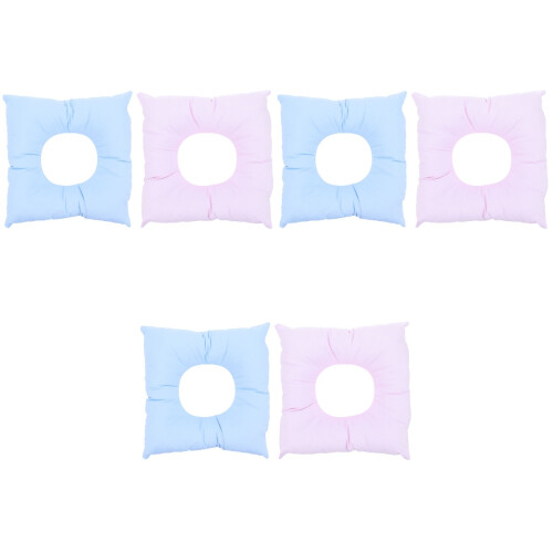 6 Pcs Spa Salon Face Down Cushion Pillow Washable Cotton 2