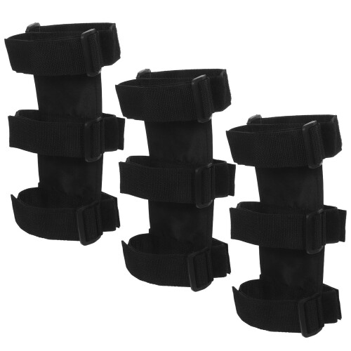 15 Pcs Adjustable Touch Fastener Fire Extinguisher Mount For Car 1