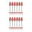 100 Pcs 1/8 Inch Shank Abrasive Grinding Bits For Rotary Tool 4