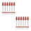 100 Pcs 1/8 Inch Shank Abrasive Grinding Bits For Rotary Tool 7