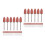 100 Pcs 1/8 Inch Shank Abrasive Grinding Bits For Rotary Tool 6