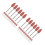 100 Pcs 1/8 Inch Shank Abrasive Grinding Bits For Rotary Tool 8
