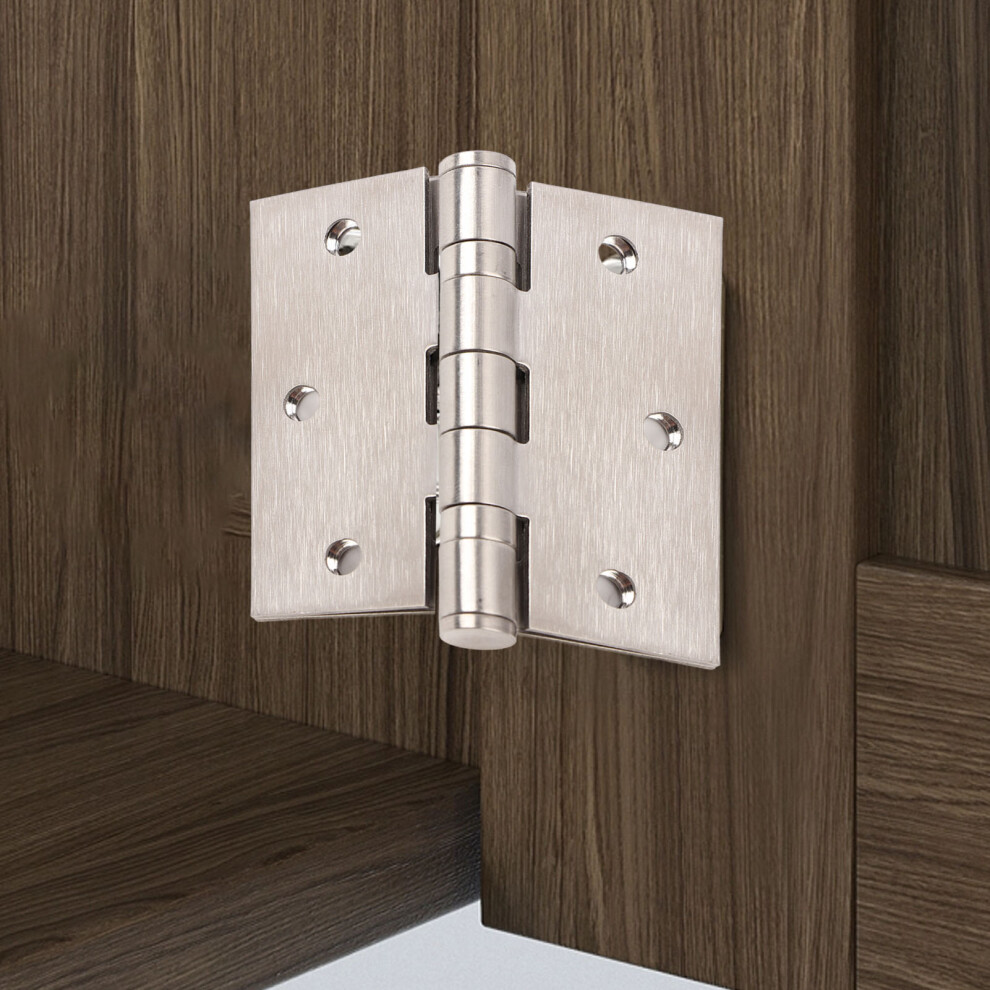 4Pcs Stainless Steel Door Hinges with 24 Screws for Wooden Hotel Room Doors-image-OPC-PKWXBX9-NEW