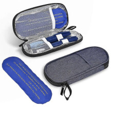 (Royal Blue) Insulin Pen Medical Cooler Bag Carrying Case-Portable Medical Cooler Bag Cooling