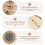1Pc Rattan Weaving Wall-Mounted Makeup Mirror Khaki 9