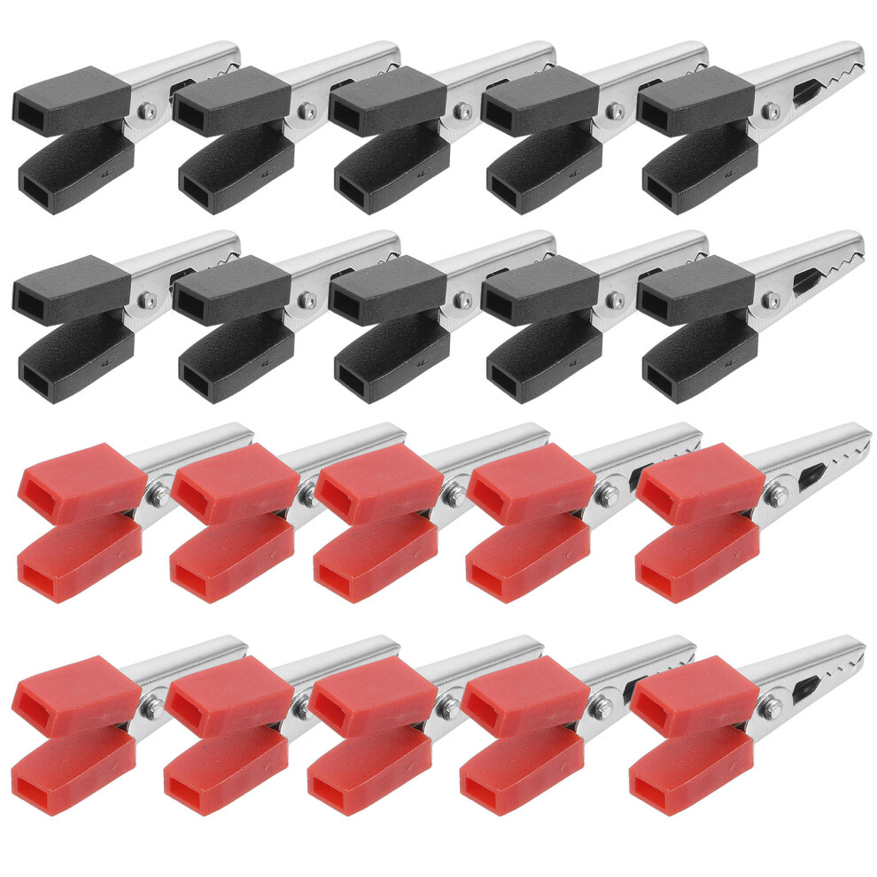 40Pcs Battery Clips Clamps Electrical Test Leads 3352413709085
