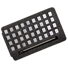 36Pcs Durable Carbon Steel Letter Craft Stamp Tool with Storage Box