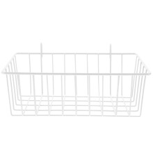 White Iron Wire Bunny Feeder Rack for Home Pet Cage Use