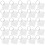 60Pcs Blank Acrylic Key Tags With Split Rings For Rentals And Labeling 1