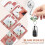 60Pcs Blank Acrylic Key Tags With Split Rings For Rentals And Labeling 9