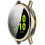 (Light Gold, Gold) Flexible protector for Garmin vivoactive 5 with full edge coverage 2