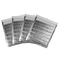 10Pcs Disposable Thick Aluminum Foil Food Insulation Bag 20X25Cm