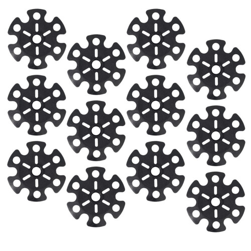 12Pcs Outdoor Climbing Trekking Pole Covers Snowflake Disk 2