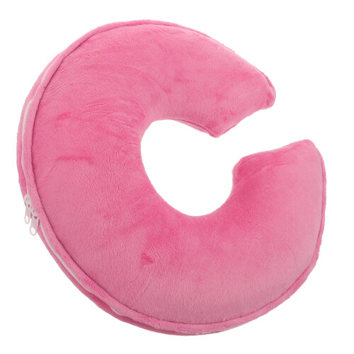 Oreiller De Cou Rosé En Mousse U Pour Transport Bureau