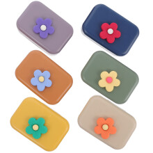 6pcs Lens Cases Eye Care Boxes Lens Containers (Assorted Color)