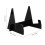 Acrylic Desktop Book Display Stand For Office Kitchen Bookstore Black 11