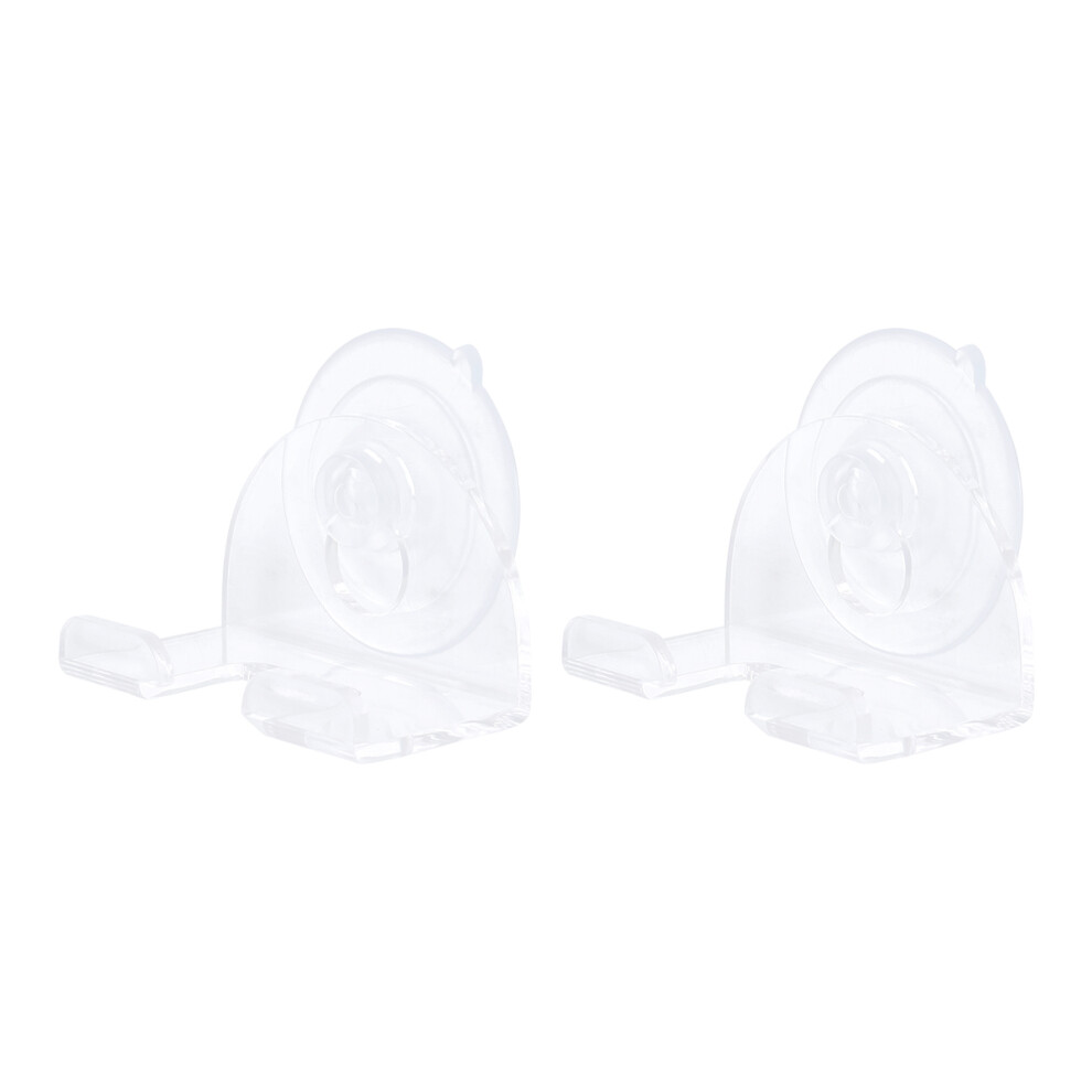 Inoomp 8 Pcs Strong Suction Cup Holder For Men (Transparent)