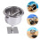 4Pcs Built-In Preembedded Inserts For Underwater Swimming Pool Cup 5